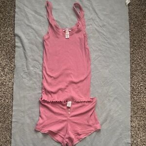 Victoria's Secret Dusty Rose Pajama Set